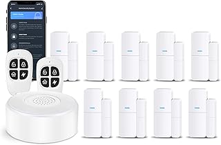 Système d'alarme domestique tollviof (2e génération), système d'alarme domestique intelligent 12 pièces