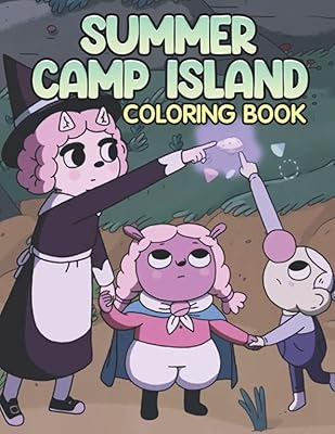 Livre de coloriage summer camp isļand : pages de coloriage relaxantes