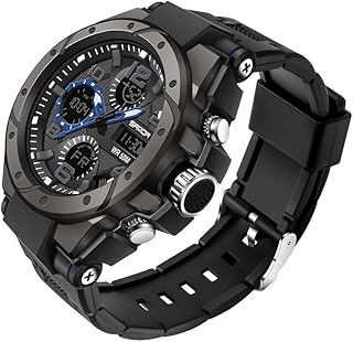 Montre de sport analogique pour hommes, montre numérique électronique de sport de plein
