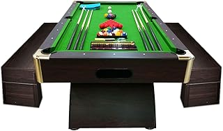 Table de billard verte de 2,2 m avec sièges pour enceinte de billard