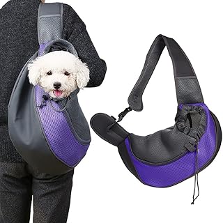Sac à dos en maille sûr et respirant pour chiens, chats et animaux de compagnie pour petits chiens, chiots, chatons et voyages (taille s, violet). Diaytar Sénégal : Achetez plus, dépensez moins