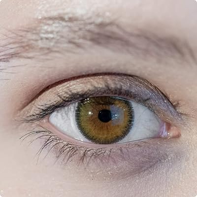 Adore - lentilles de contact colorées bi-miel mensuelles sans grossissement (+0,00)