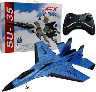 Drone d'avion rc su-35 avec 24 ghz 2 canaux avion télécommandé contrôle