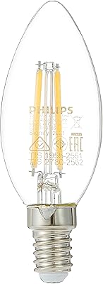 Ampoule led bougie classique philips 4-40 w avec culot e14 blanc