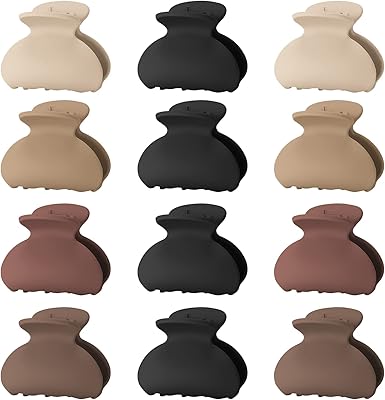 Loalit ensemble de mini pinces à cheveux pour femmes, 12 pièces de pinces