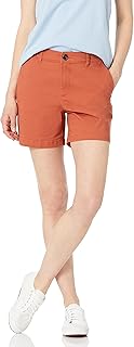 Short chino amazon essentials 5" pour femme (disponible en version droite et courbée)