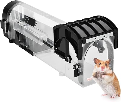 Piège à souris sans cruauté avec brosse à cage, pièges à souris réutilisables
