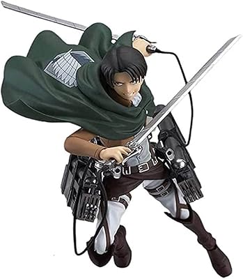 Figurine d'action levi ackerman attaque sur titan figurine d'action mikasa ackerman superbe figurine