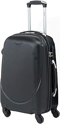 Sac de voyage senator spinner élégant, léger et durable avec 4 roulettes, noir
