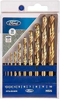 Jeu de forets à métaux ford, 1-10 m, fpta-05-0019