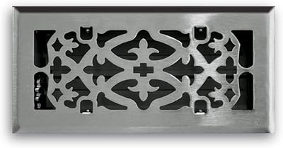 Truaire c164-osn 04x12 (mesures d'ouverture du conduit) grille de sol décorative de 4