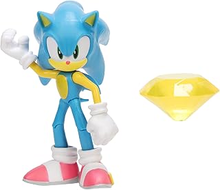 Sonic the hedgehog figurine d'action sonic moderne avec jouet à collectionner chaos jaune