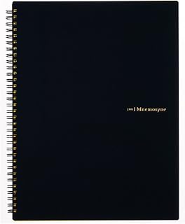 Cahier maruman mimosine avec papier ligné, espacement de 7 mm, 80 pages, format