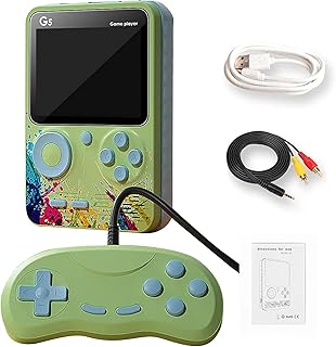 Console de jeu portable rétro merusi g5, 3 pouces, 500 jeux fc classiques