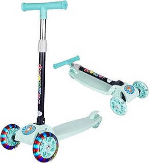 Trottinette pliable à trois roues beauty pour enfants, trottinette pour tout-petits avec roues