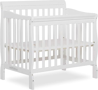 Lit convertible 4 en 1 pour tout-petit dream on me eden, blanc, certifié