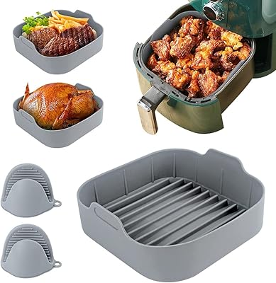Bol en silicone pour friteuse à air v2com doublures de boîte