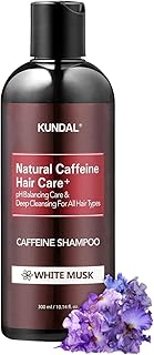 Shampoing kondal à la caféine et au musc blanc, anti-chute, nettoyage en profondeur