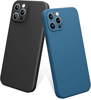 Coque de protection en silicone compatible avec iphone 12 pro, protection intégrale
