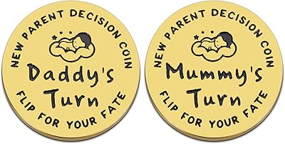 Nouveau cadeau de bébé pour maman papa, pièce de monnaie amusante pour prise