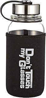 Bouteille d'eau en verre borosilicaté n|c avec bouchon et étui de protection
