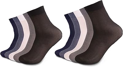 10 paires de chaussettes formelles ultra fines pour hommes, chaussettes de travail