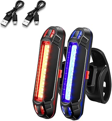 Feu arrière de vélo rechargeable par usb, feu de sécurité led étanche super