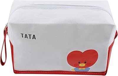 Kpop bangtan boys bts design trousse de maquillage portable voyage cosmétique sac