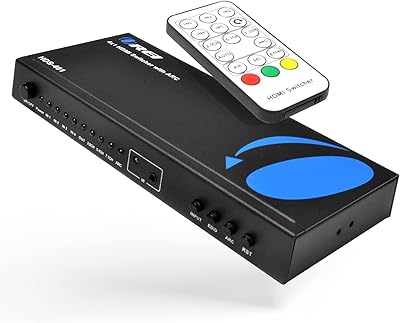 Adaptateur hdmi ori 4k 4 x 1, extracteur audio arc prenant en charge la télécommande ir jusqu'à 4k 2k 30 hz 1080p. Diaytar : L'excellence du service, la douceur des prix
