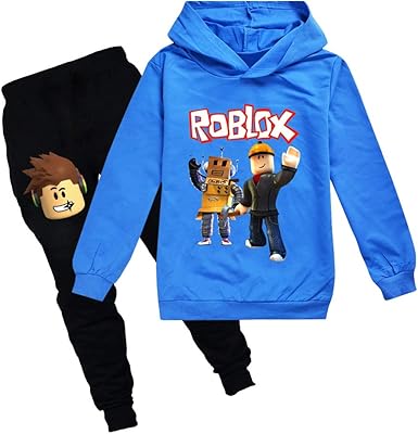 Sweat à capuche timoli roblox pour garçons, filles et enfants, lot de 2