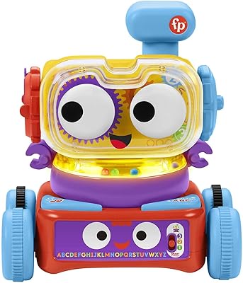 Fisher-price bol d'apprentissage ultime 4 en 1, jouet d'activité électronique avec lumières, musique