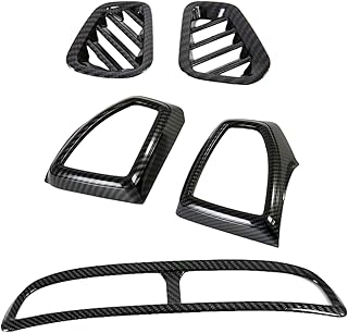 Accessoires intérieurs en fibre de carbone qrs lhyi pour hyundai tucson 2019 2020