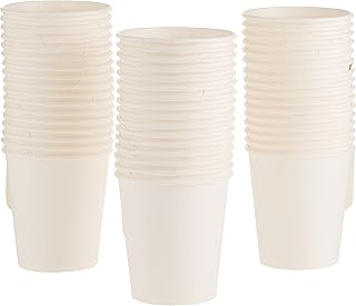 Gobelets en papier blanc hotback avec poignées 7 oz, 50 pièces