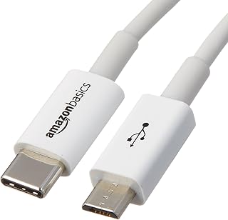 Câble de chargeur amazonbasics usb type c vers micro-b 2.0, 6 pieds