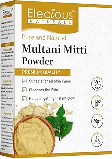 Poudre mitti ilish 100 % naturelle pour le visage, la peau