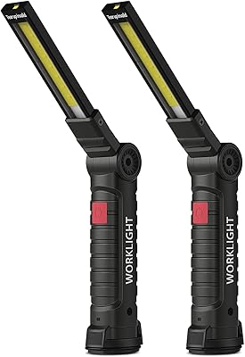 Ensemble de lumières led rechargeables cogimbo avec base magnétique et 5 modes