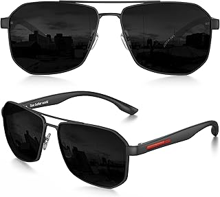 Lunettes de soleil leonix pour hommes verres polarisés - protection upf 400 avec