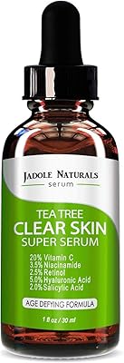 Jadole naturals clear skin serum une formule anti-âge avec 20% de vitamine