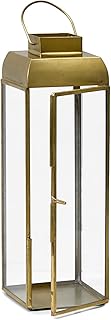 Petite lanterne carrée dorée serene space living parfaite pour les mariages les événements