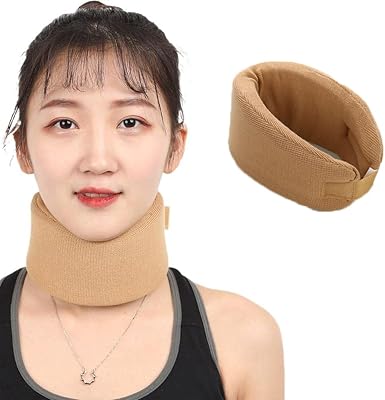 Collier cervical, collier en mousse réglable, collier de soutien du cou doux soulage