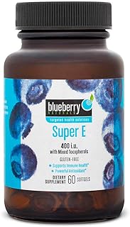 Blueberry naturals super e 400 ui gélules, 60 capsules