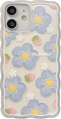 Coque de protection pour iphone 12 au design ondulé moderne et motif