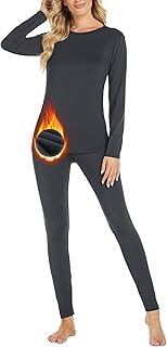 Julie baer ensemble de sous-vêtements thermiques en polaire pour femme, sous-vêtements d'hiver ultra