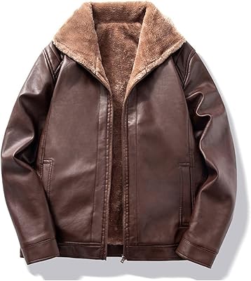 Veste d'hiver en cuir pour hommes zoycom, veste rembourrée en velours pour hommes