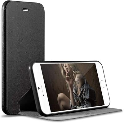 Étui en cuir à rabat x-level avec protecteur d'écran pour iphone 6 plus