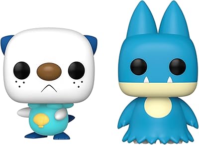 Funko pop! pokémon : lot de 2 oshawott et munchlax