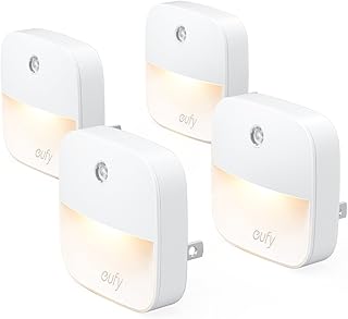 Veilleuse led eufy lumi du crépuscule à l'aube avec capteur blanc chaud