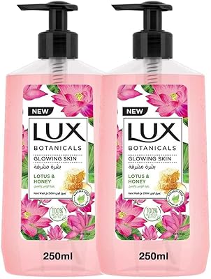 Lavage des mains lux botanicals au parfum lotus et miel, 250 ml, paquet de 2, rose. Diaytar : Des offres irrésistibles chaque jour