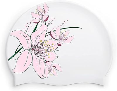 Bonnet de bain imperméable pour filles et femmes adultes avec protection auditive