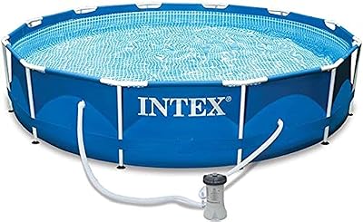 Piscine à ossature métallique intex 28212 - bleu